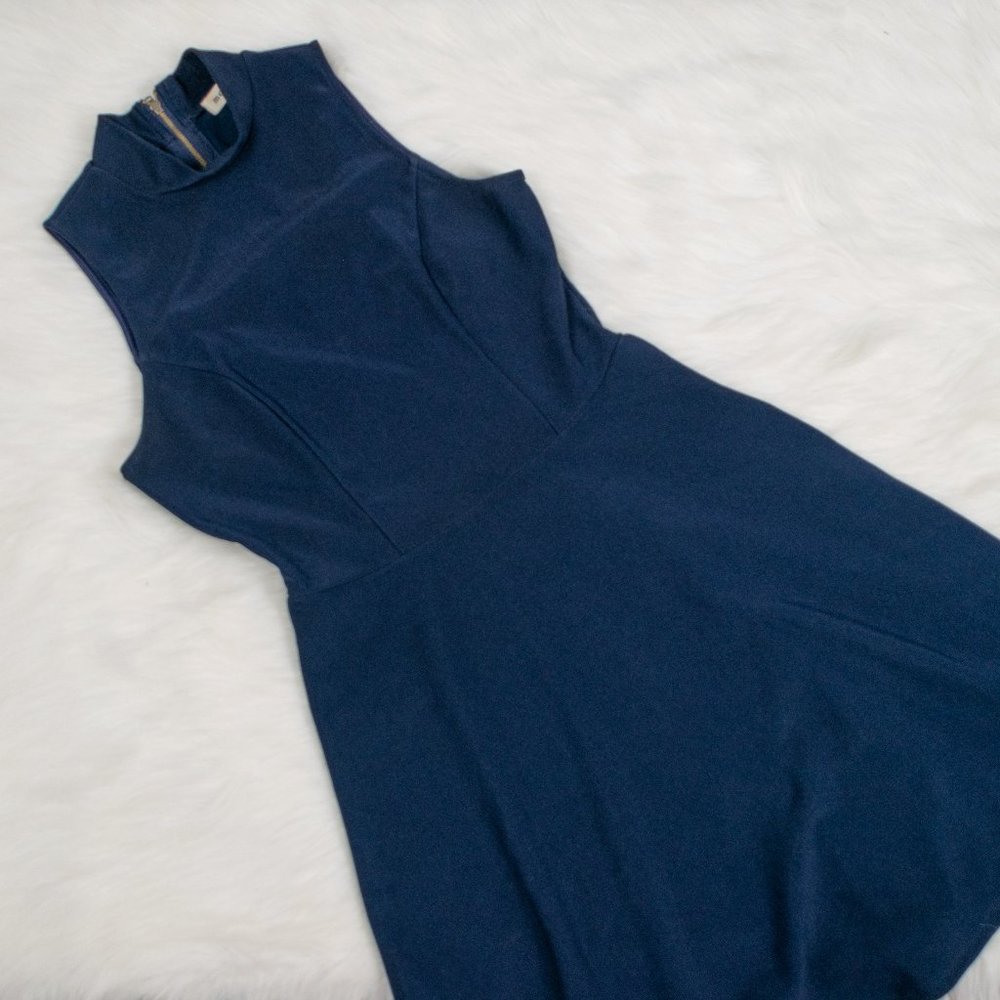 3/$20 Monteau Blue High Neck Dress